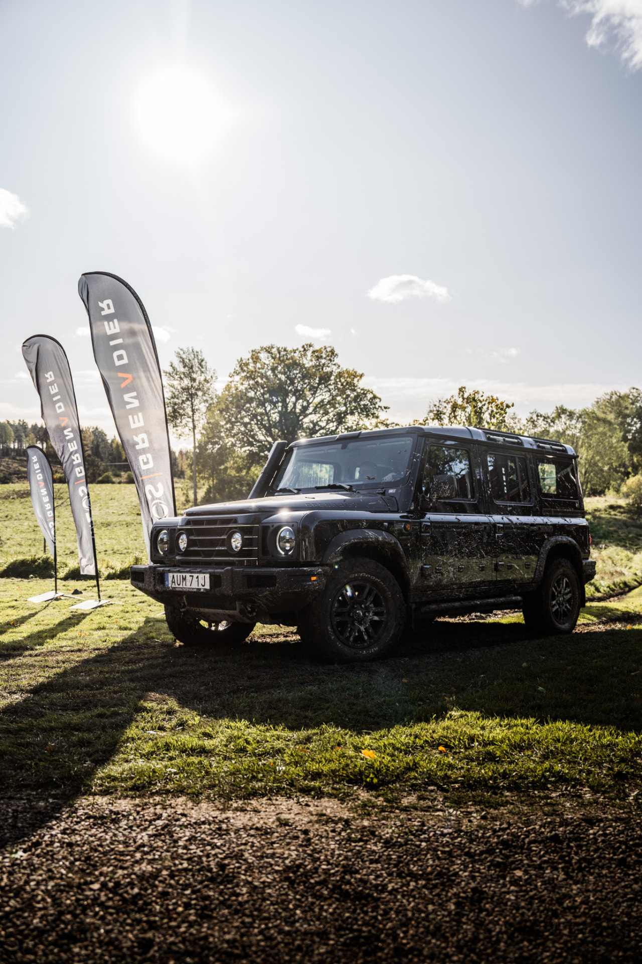 Flags And Sunflare — Automotive photography by Studio Witell